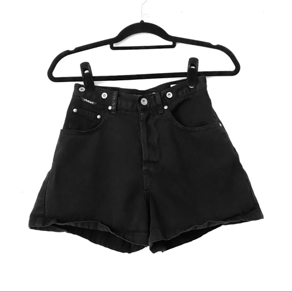 A. Golde Pants - Vintage A. Golde High Waisted Black Shorts